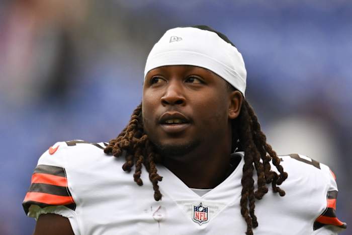 Browns running back Kareem Hunt